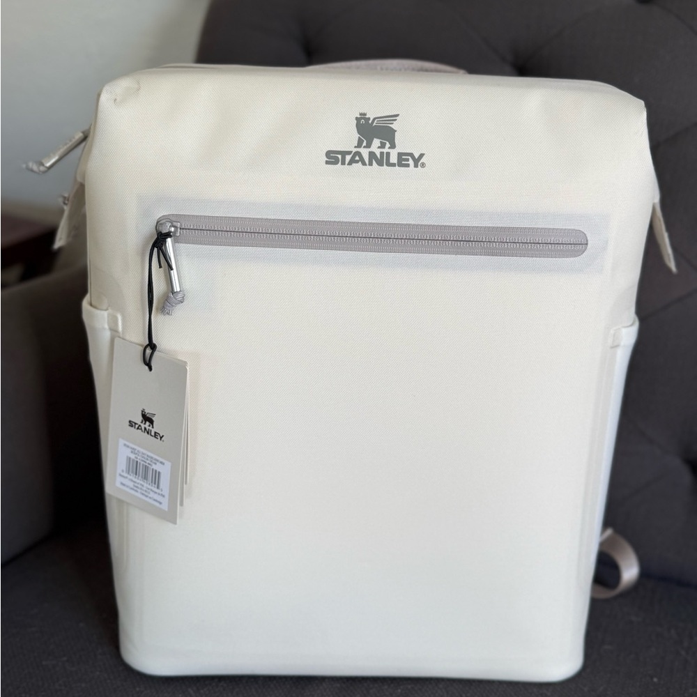 Stanley All Day Madeleine Midi Cooler Backpack – Cream / White – NWT